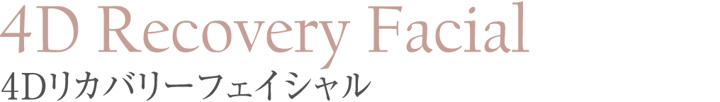 4D Recovery Facial 4Dリカバリーフェイシャル